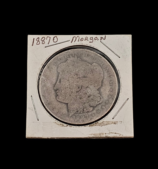 1887 O Morgan Silver Dollar