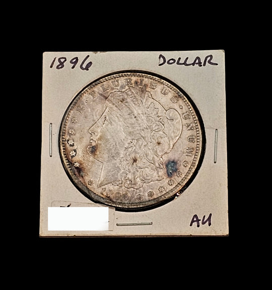 1896 Morgan Silver Dollar AU