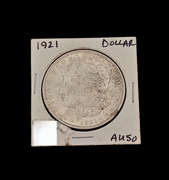 1921 Morgan Dollar - AU50