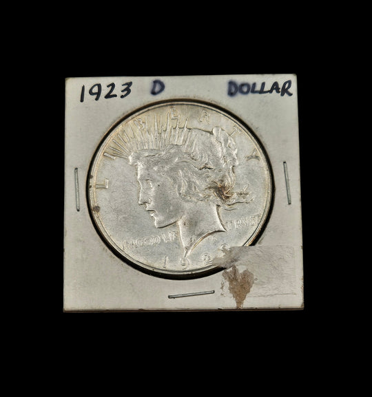 1923 D Peace Silver Dollar