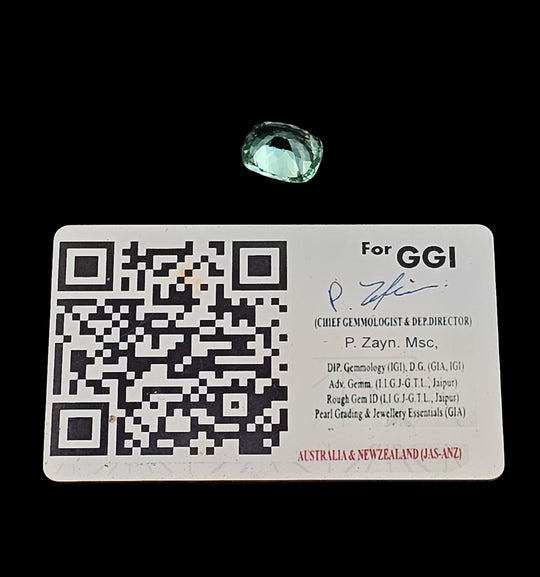 Green Sapphire 20CT Cushion Cut