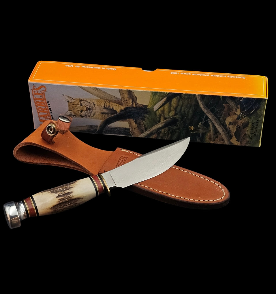 Marbel's Bone Handle Hunting Knife