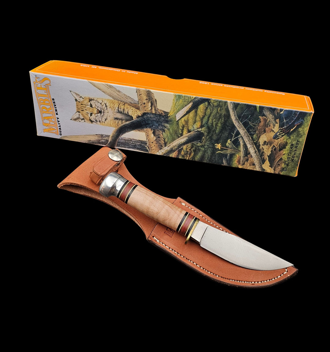 Marble's Ideal Hunting Knife - Wood Handle