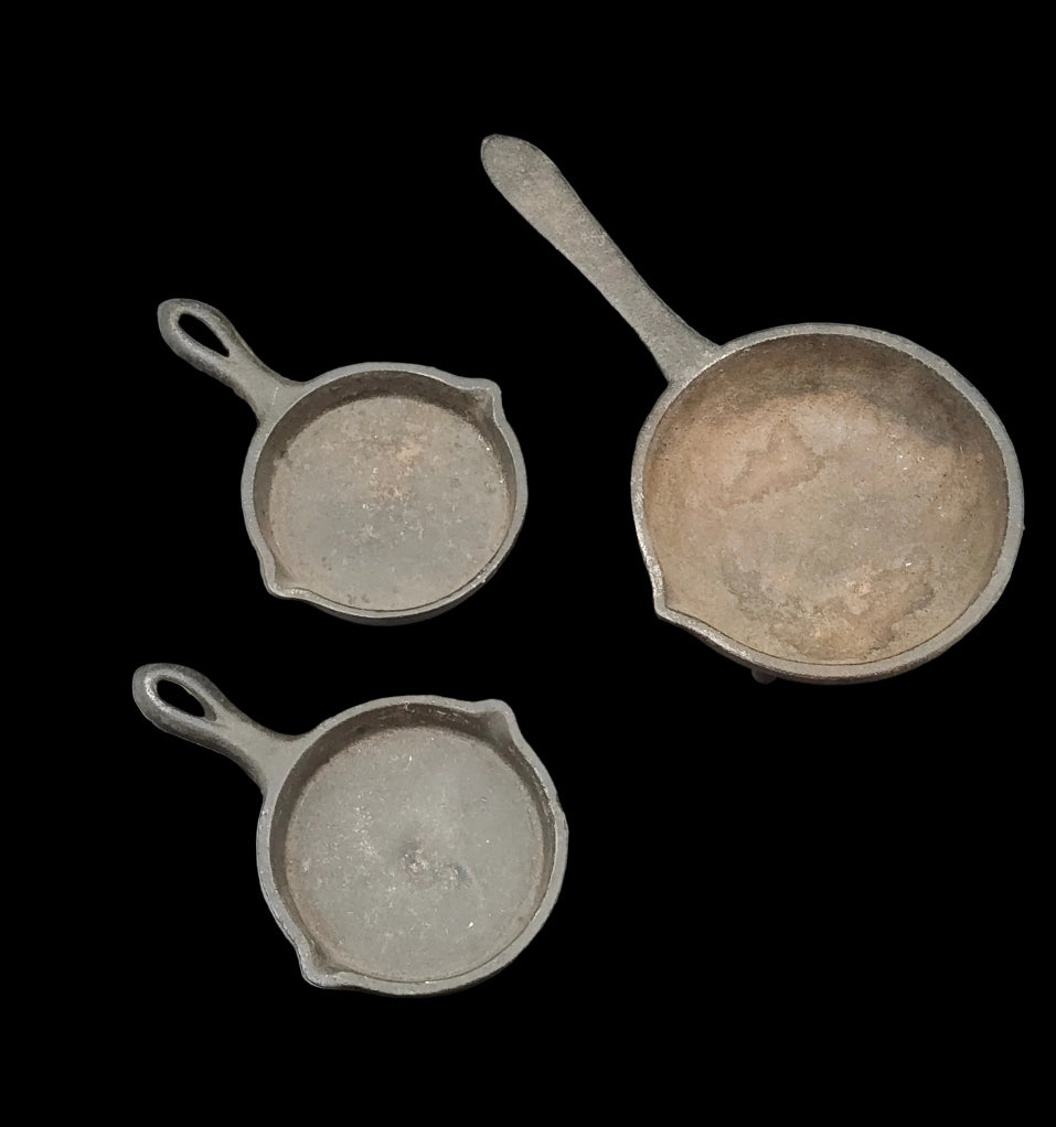 Mini Replica Cast Iron 3 Piece Set