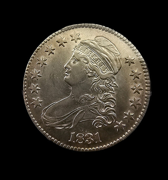 1831 Capped Bust Half Dollar AU50