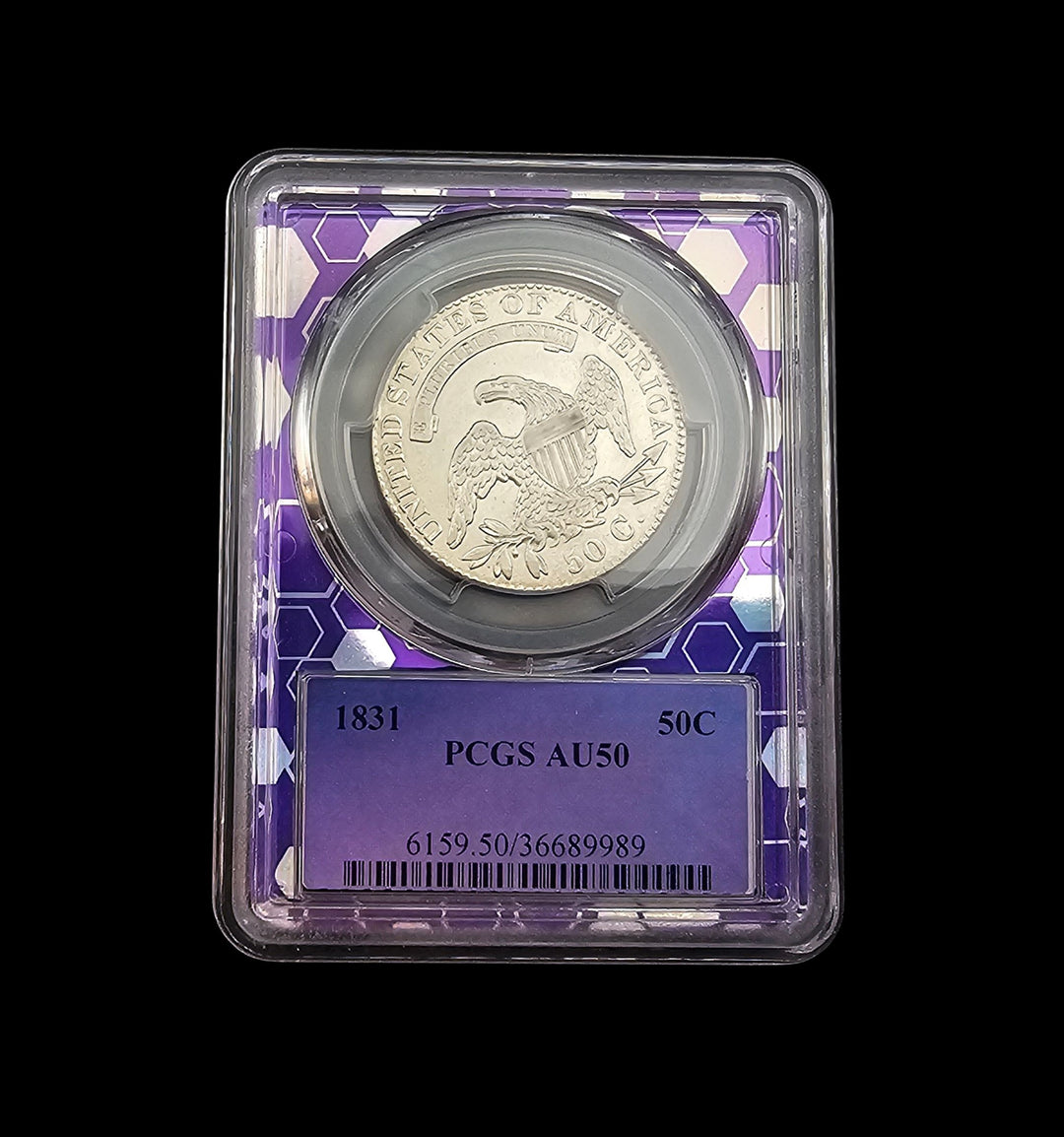 1831 Capped Bust Half Dollar AU50